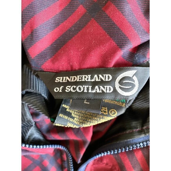 Women Jacket Sunderland ofScotland Cygnet Pullover Lightweight Plaid Golf Jacket - Picture 5 of 6